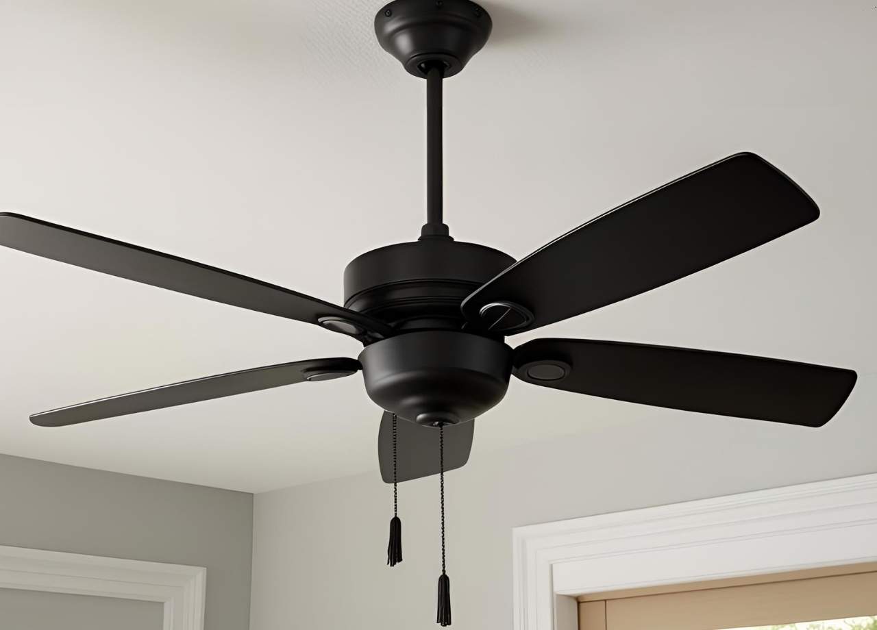 Why black ceiling fans are popular