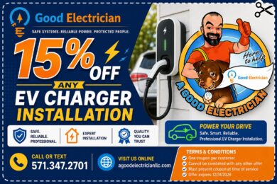 15% Off Any EV Charger Installation